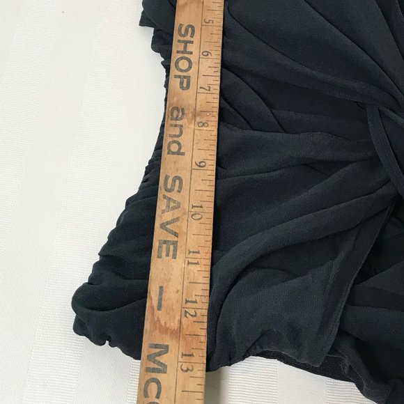 HP**Bebe- Strapless Twist Black Top Size XS - Picture 10 of 12